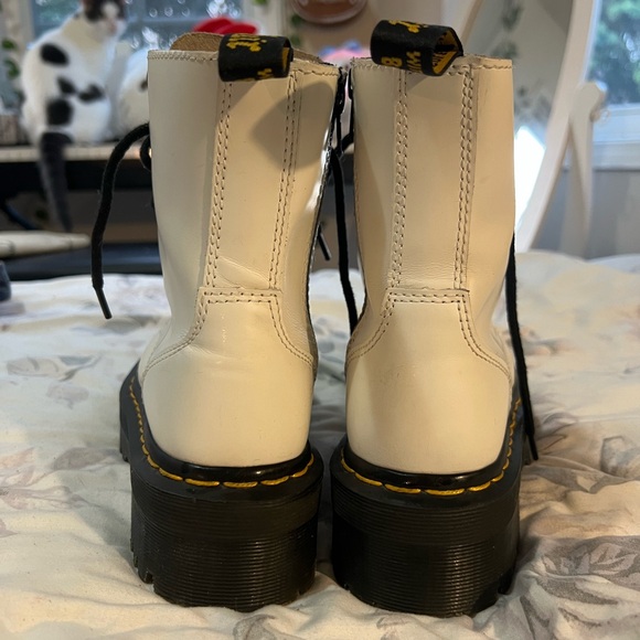 DR. MARTENS - US S5 JADON BOOT SMOOTH LEATHER PLATFORMS - Picture 4 of 9